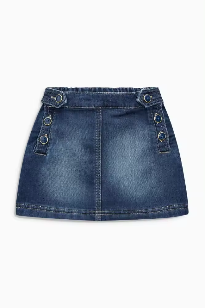 Summer girls half length denim skirt - Image 3