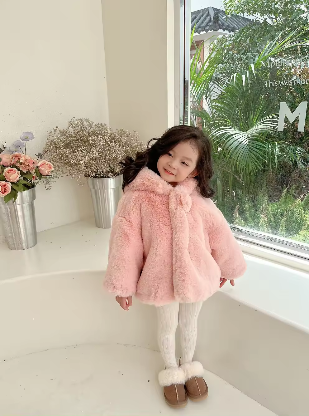 Winter childrens plush outerwear - Image 3