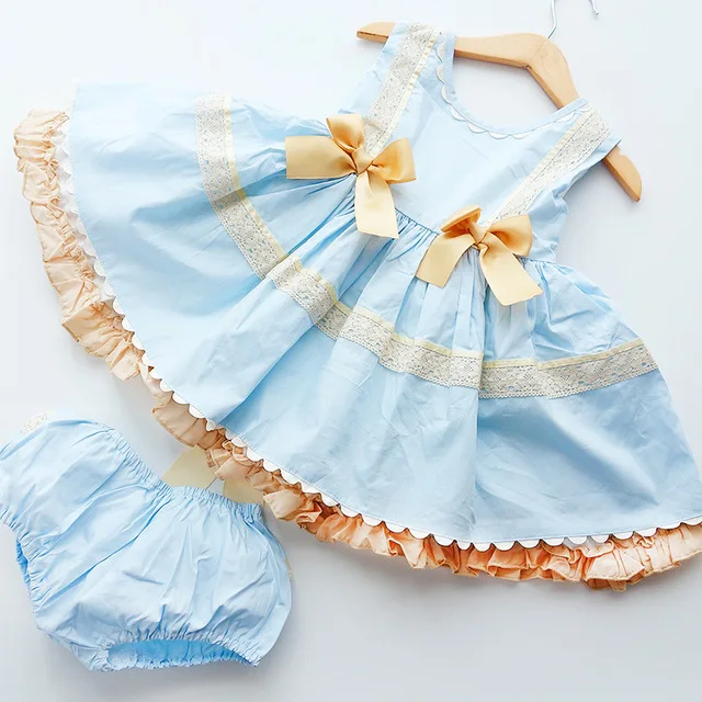 Vintage Spanish Dress For Girls Wedding Birthday Party - Image 2