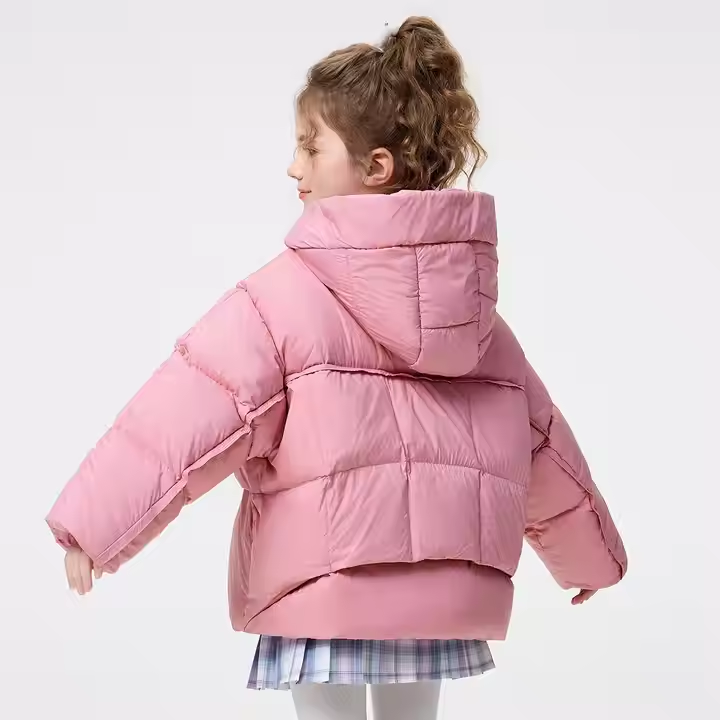 Winter Thicken Warm Hooded Puffer Down Jackets With Bag - Image 3